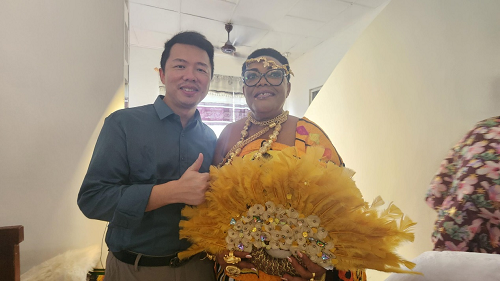 Twyford Ghana Ceramics Attends the Wedding of Queen Mother of the Nyankrom Community