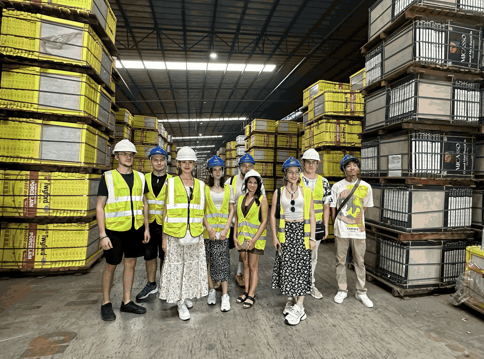 University of Zambia Exchange Team Visits Twyford Zambia Ceramics